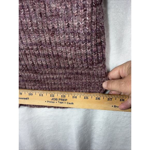 Who What Wear Womens Button-Up Wool Blend Cardigan Plum 🍆 Sweater Small - Picture 8 of 12